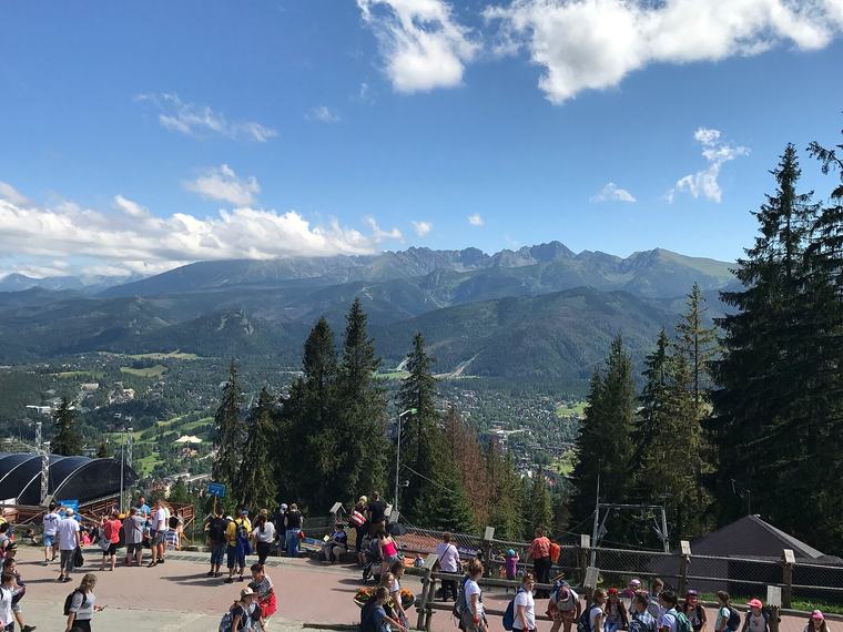 Vyhliadka z Gubałówky na Tatry